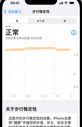 张北iPhone手机维修如何在iPhone开启'步行稳定性通知'