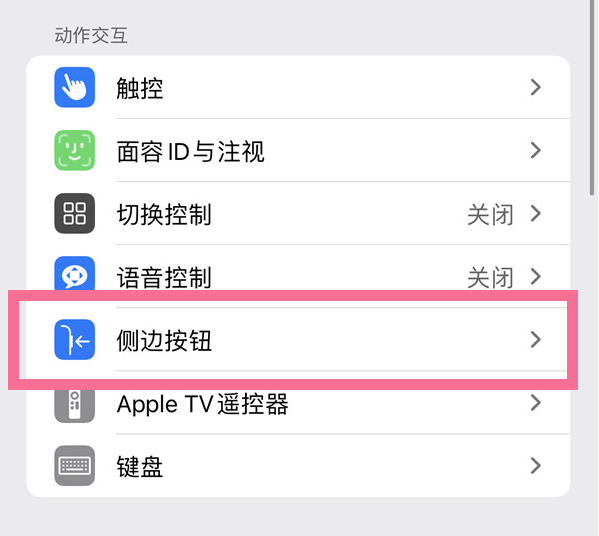 张北苹果14维修店分享iPhone14 Plus侧键双击下载功能关闭方法 