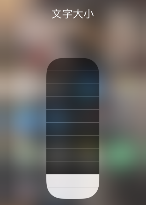 张北苹果手机维修分享小技巧：在 iPhone 控制中心快速调节字体大小 